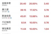 延边“苏超”爆火！300651，“20cm”涨停
